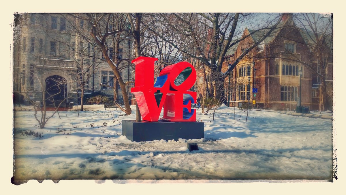 University of Pennsylvania — the LOVE sculpture